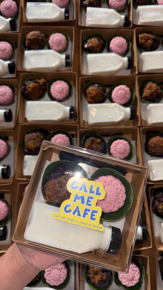 เซ็ตขนมไทย call me cafe